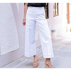 SPANX On The Go wide leg Crop  pants Sz XL